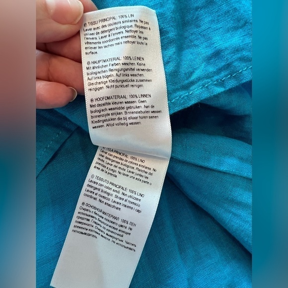 L.K.Bennett London TW ALANIA IN HAWAIIAN BLUE Top - Picture 13 of 13